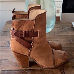 Rag & Bone suede heeled bootie